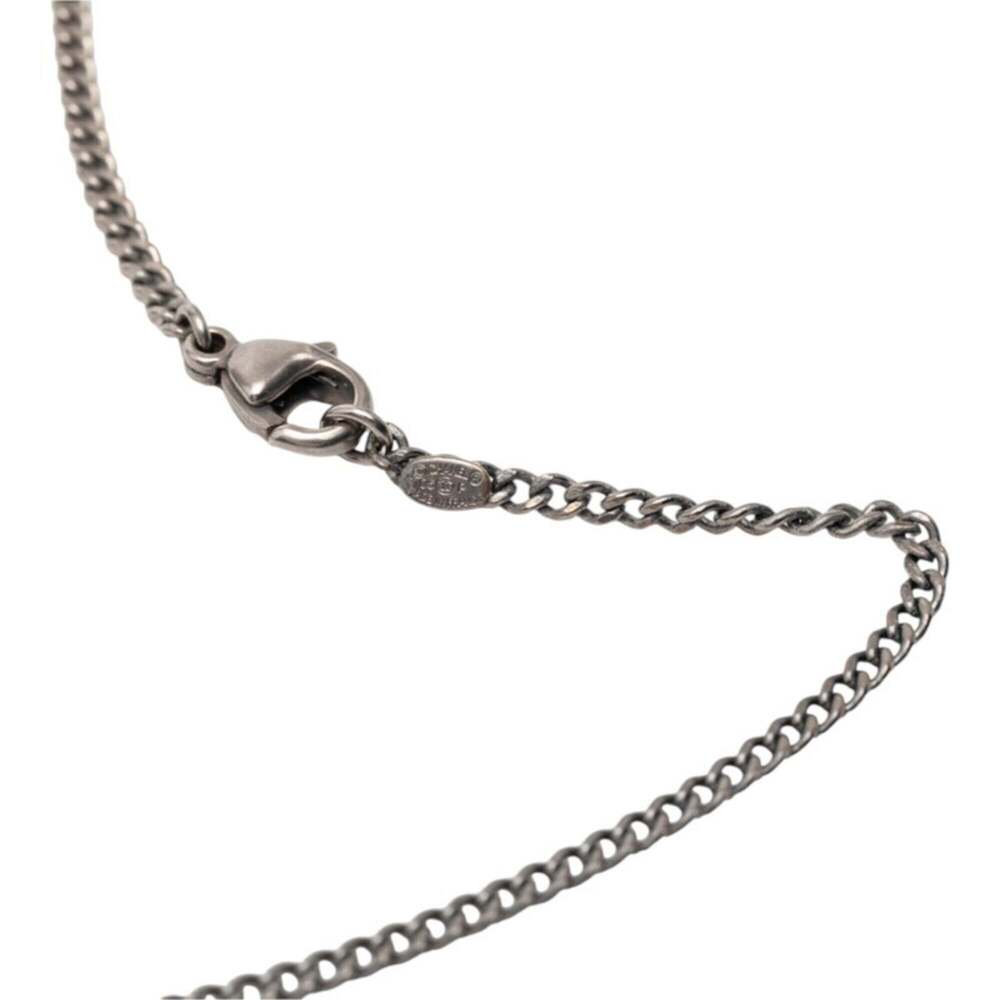 CHANEL Silver Logo Necklace - Picture 5 of 6